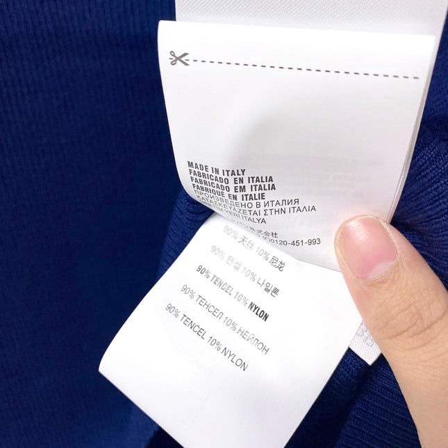 MIUMIU 26S SHORT-SLEEVED KNIT POLO SHIRT STYLE 1053
