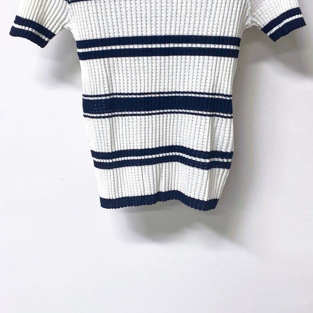 MIUMIU 26S SHORT-SLEEVED SWEATER STYLE 1057