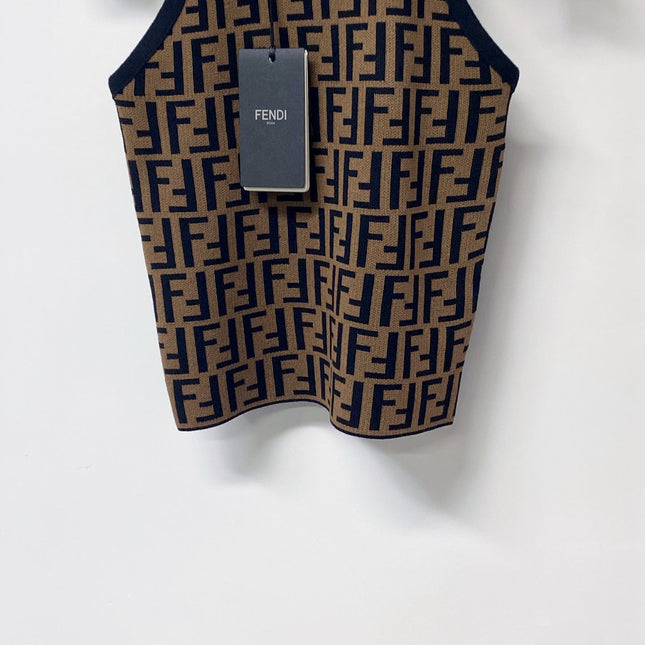 FENDI 26S SLEEVELESS KNIT TOP 449
