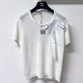 LOEWE 26S SHORT SLEEVE KNIT TOP 497
