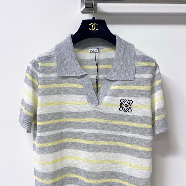 LOEWE 26S KNIT POLO SHIRT 499