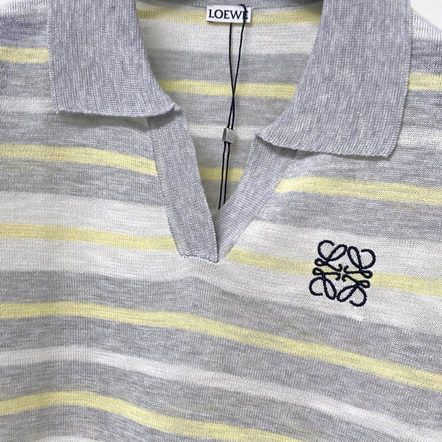 LOEWE 26S KNIT POLO SHIRT 499