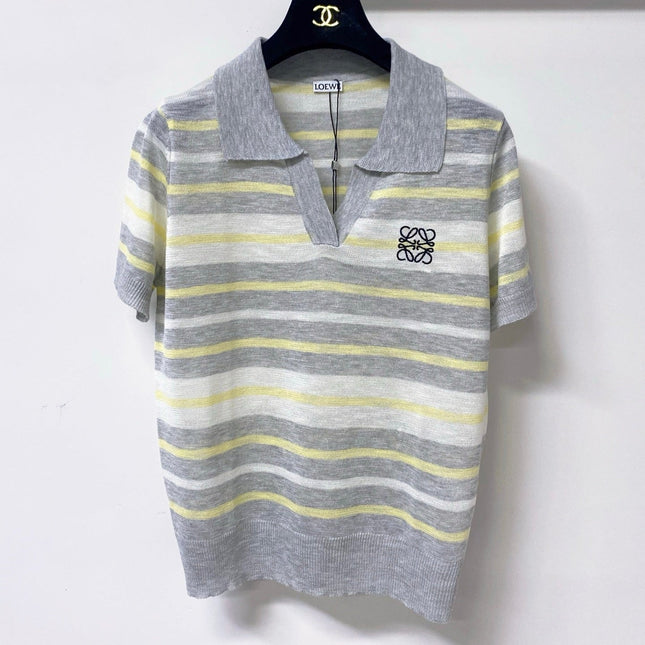 LOEWE 26S KNIT POLO SHIRT 499