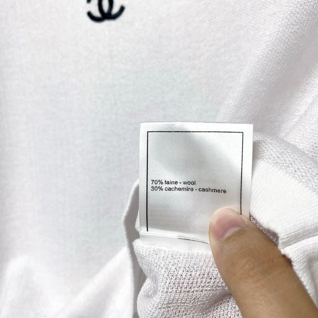 CHANEL 26S CROPPED SHORT-SLEEVED KNIT TOP STYLE 1222