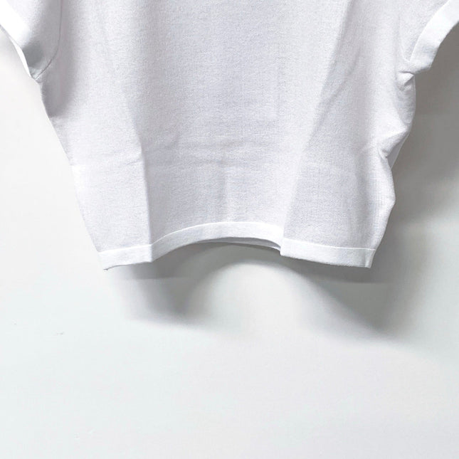 CHANEL 26S CROPPED SHORT-SLEEVED KNIT TOP STYLE 1222