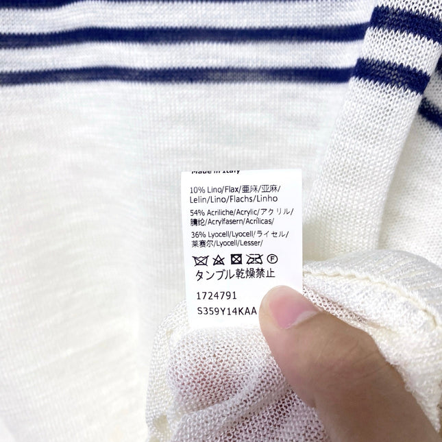 LOEWE 26S SHORT SLEEVE KNIT POLO TOP 493