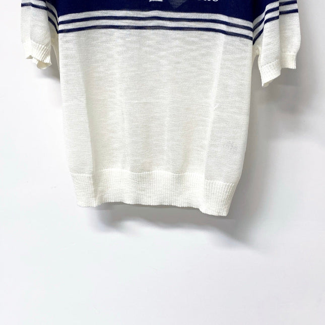 LOEWE 26S SHORT SLEEVE KNIT POLO TOP 493
