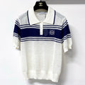 LOEWE 26S SHORT SLEEVE KNIT POLO TOP 493