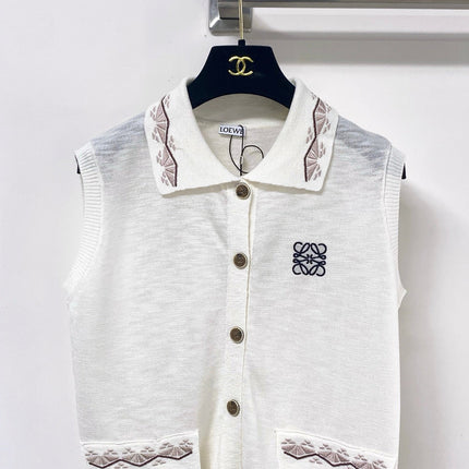 LOEWE 26S SLEEVELESS POLO SHIRT 399
