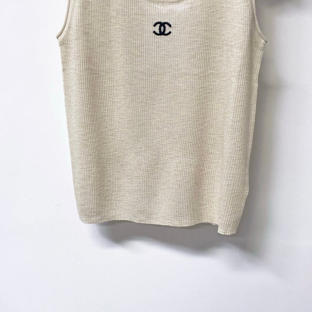CHANEL 26S KNIT SLEEVELESS TOP STYLE 1203