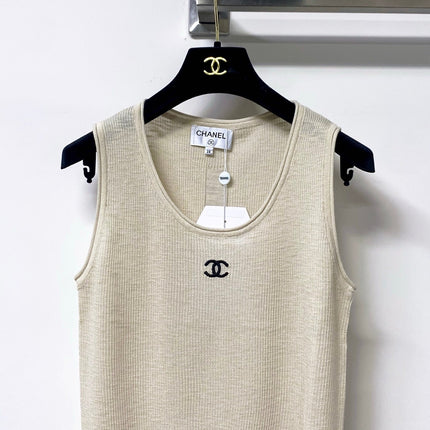 CHANEL 26S KNIT SLEEVELESS TOP STYLE 1203