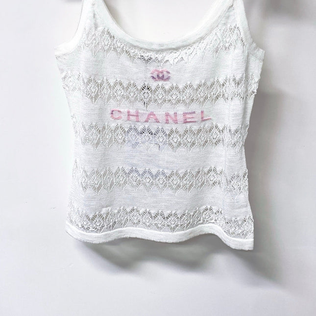 CHANEL 26S SPAGHETTI STRAP TOP STYLE 1204
