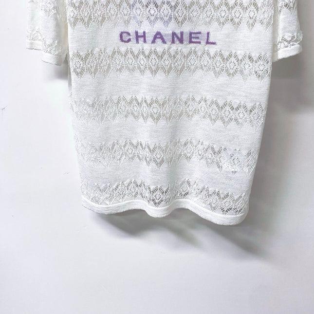CHANEL 26S SHORT-SLEEVED KNIT SHIRT STYLE 1205