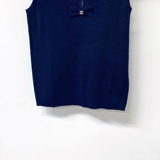 CHANEL 26S KNIT SLEEVELESS TOP STYLE 1209