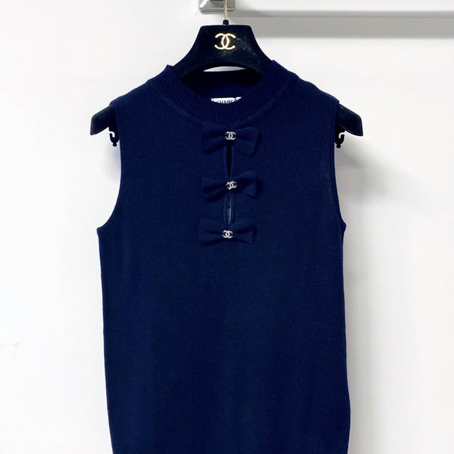 CHANEL 26S KNIT SLEEVELESS TOP STYLE 1209