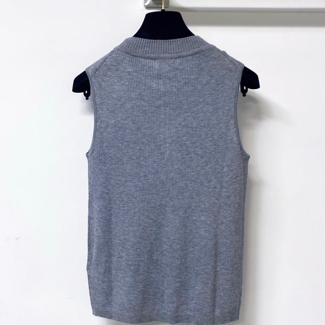 CHANEL 26S KNIT SLEEVELESS TOP STYLE 1208
