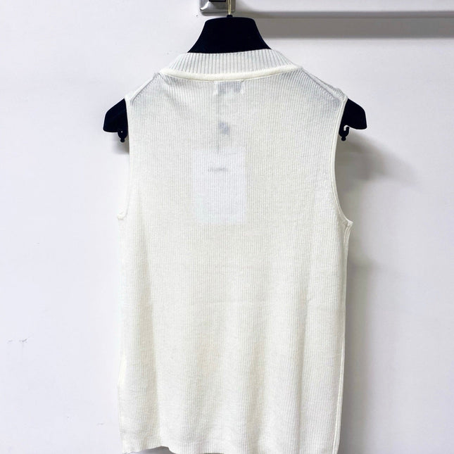 CHANEL 26S KNIT SLEEVELESS TOP STYLE 1207