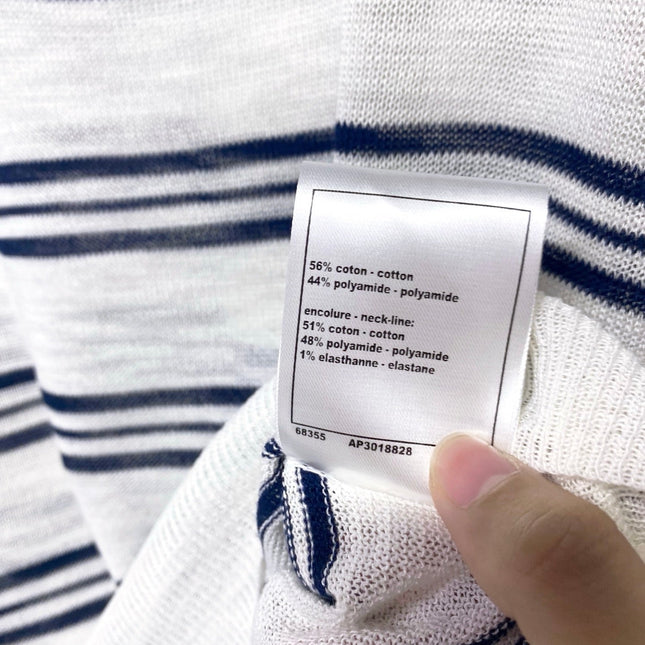 CHANEL 26S SHORT-SLEEVED KNIT POLO SHIRT STYLE 1178