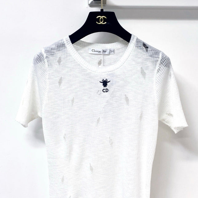 DIOR 26S SHORT-SLEEVED SWEATER 1285