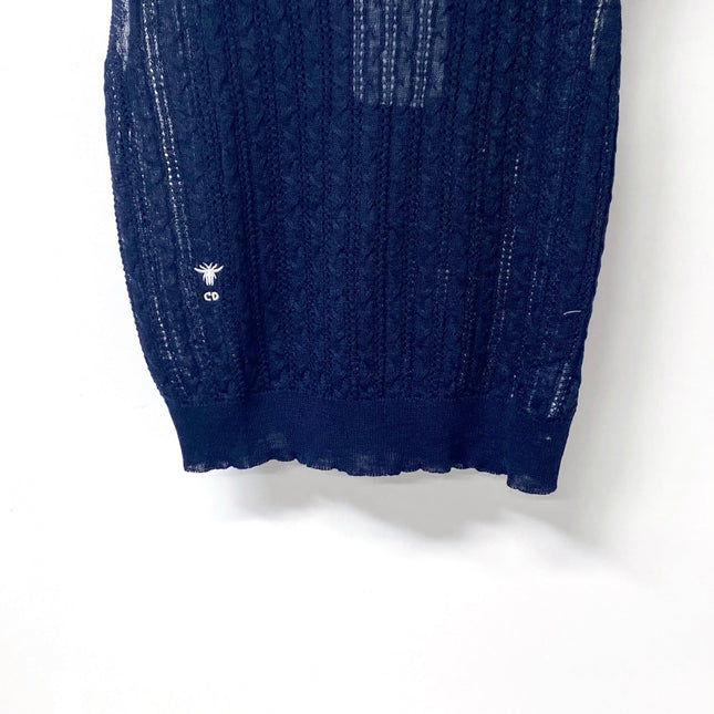 DIOR 26S SLEEVELESS KNIT POLO SHIRT 1287