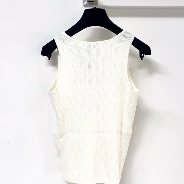CHANEL 26S KNITTED SLEEVELESS TOP STYLE 1173