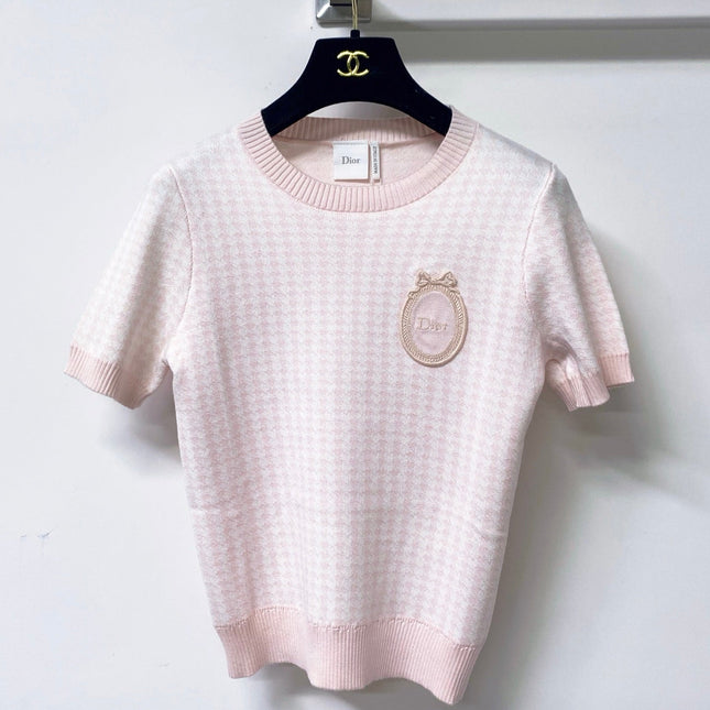 DIOR 26S SHORT-SLEEVED SWEATER 1262