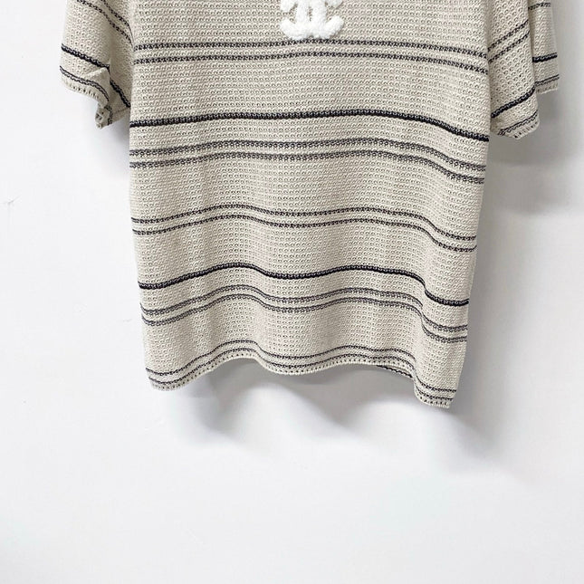 CHANEL 26S SHORT-SLEEVE KNIT TOP STYLE 1130