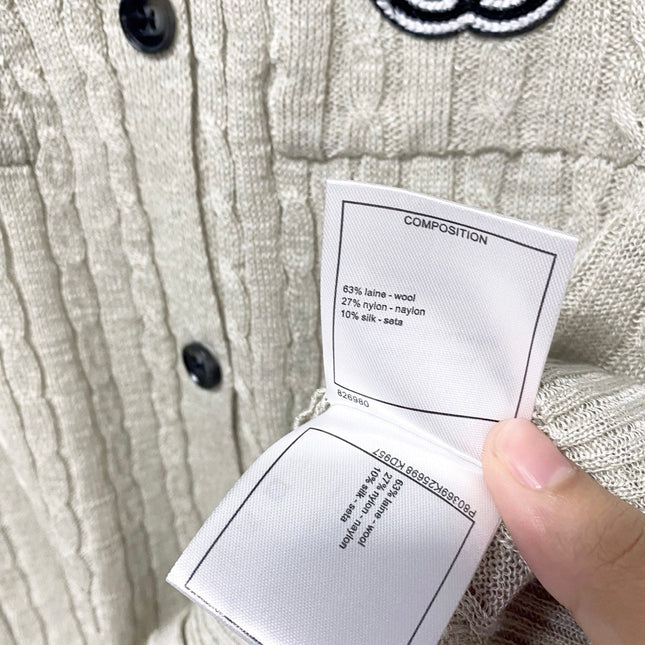 CHANEL 26S SLEEVELESS POLO KNIT TOP STYLE 1137