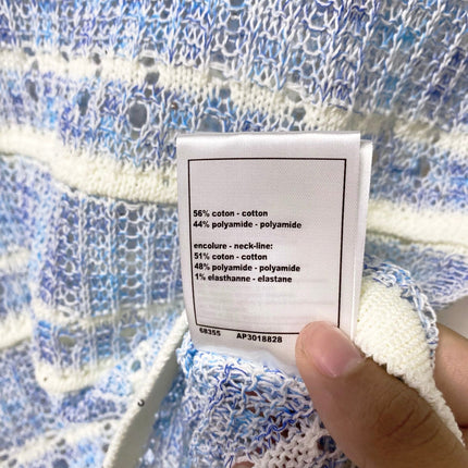 CHANEL 26S SHORT-SLEEVE KNIT TOP STYLE 1143