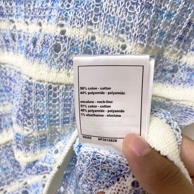 CHANEL 26S SHORT-SLEEVE KNIT TOP STYLE 1143