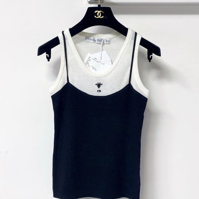 DIOR 26S KNIT SLEEVELESS TOP 1268
