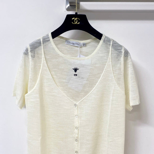 DIOR 26S SHORT-SLEEVED SWEATER 1247