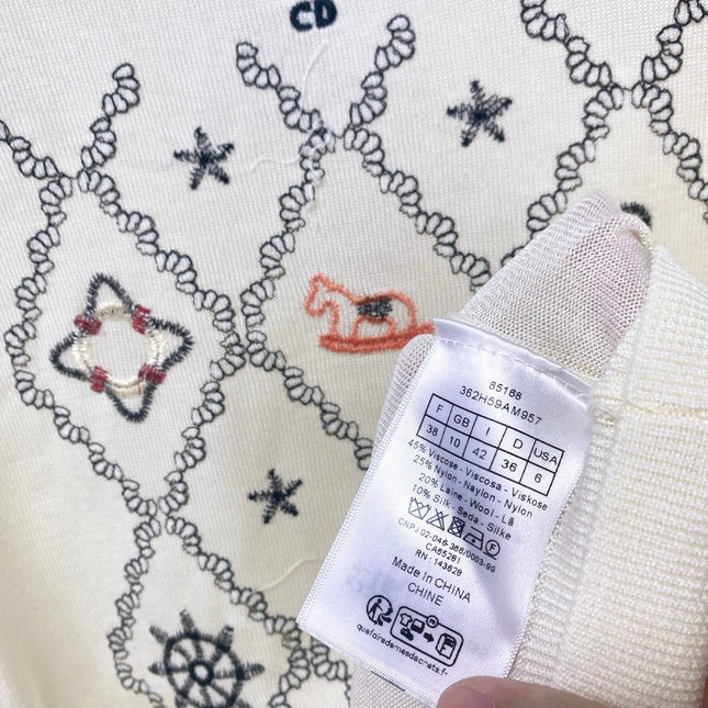 DIOR 26S SHORT-SLEEVED SWEATER 1248