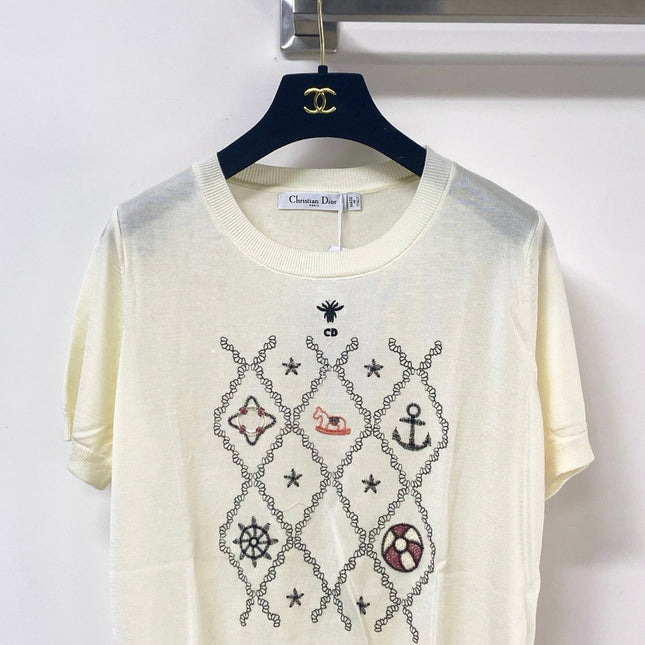 DIOR 26S SHORT-SLEEVED SWEATER 1248