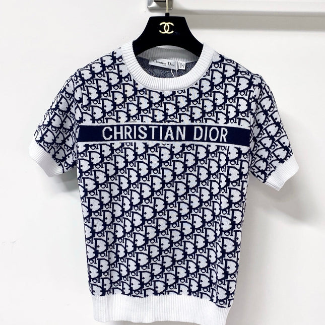 DIOR 26S SHORT-SLEEVED SWEATER 1253