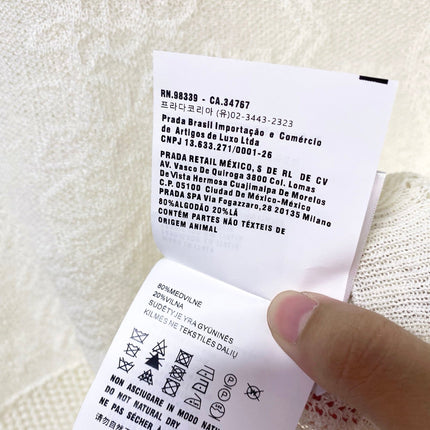 MIUMIU 26S KNIT SHORT SLEEVE POLO SHIRT 1219