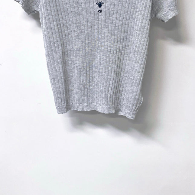 DIOR 26S SHORT-SLEEVED KNIT POLO SHIRT 1239