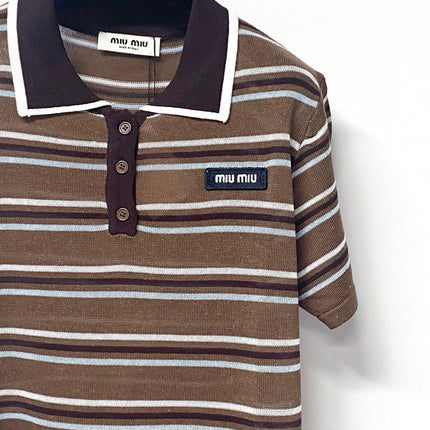 MIUMIU 26S KNIT POLO 1169