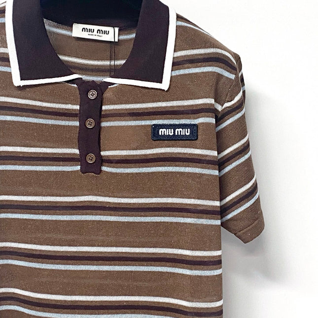 MIUMIU 26S KNIT POLO 1169