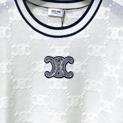 CELINE 26S SHORT SLEEVE KNIT TOP 306