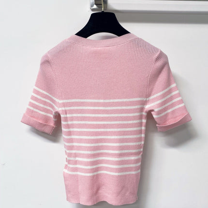 DIOR 26S SHORT-SLEEVED SWEATER 1240
