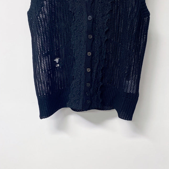 DIOR 26S V-NECK SLEEVELESS KNIT TOP 1244