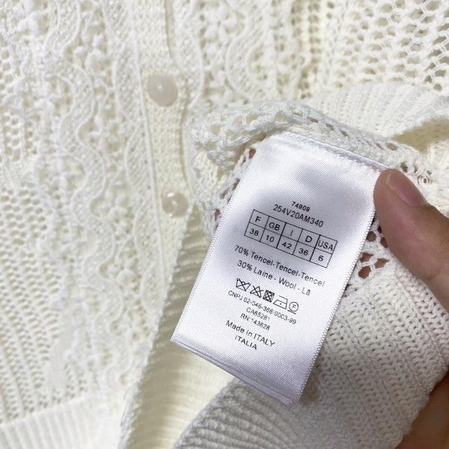 DIOR 26S V-NECK SLEEVELESS KNIT TOP 1243