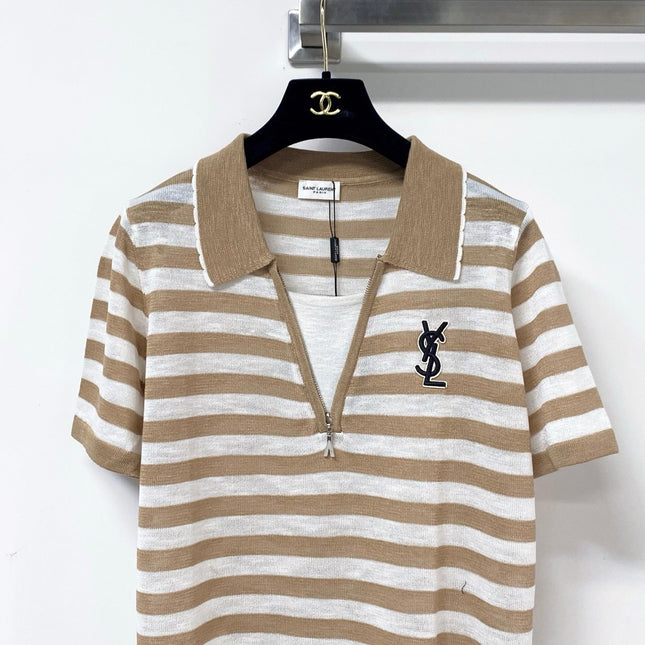 YSL 26S KNIT POLO SHIRT 419