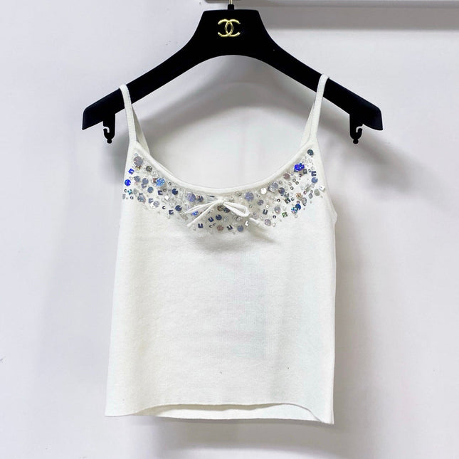 MIUMIU 26S KNIT CAMI TOP 1237