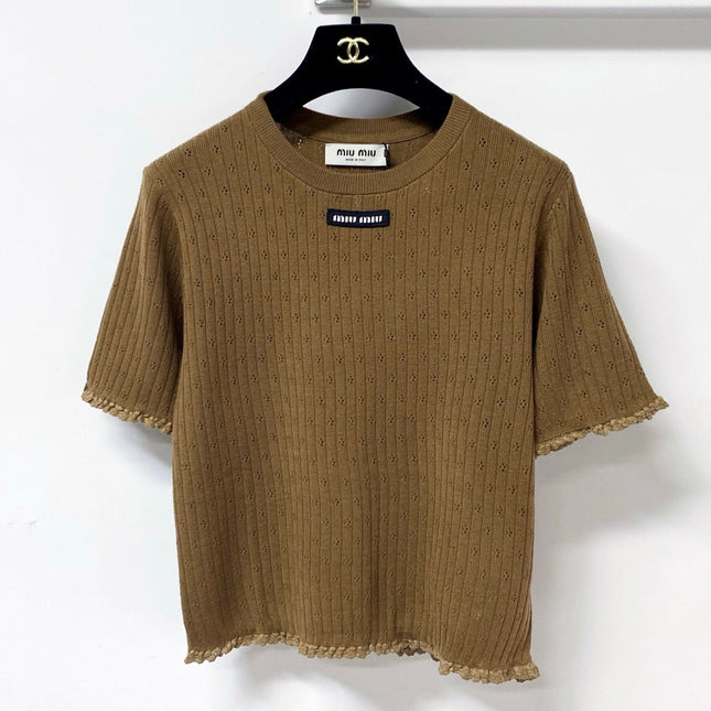 MIUMIU 26S SHORT SLEEVE T-SHIRT 1242