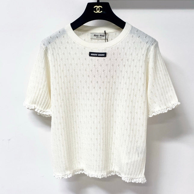 MIUMIU 26S SHORT SLEEVE T-SHIRT 1241