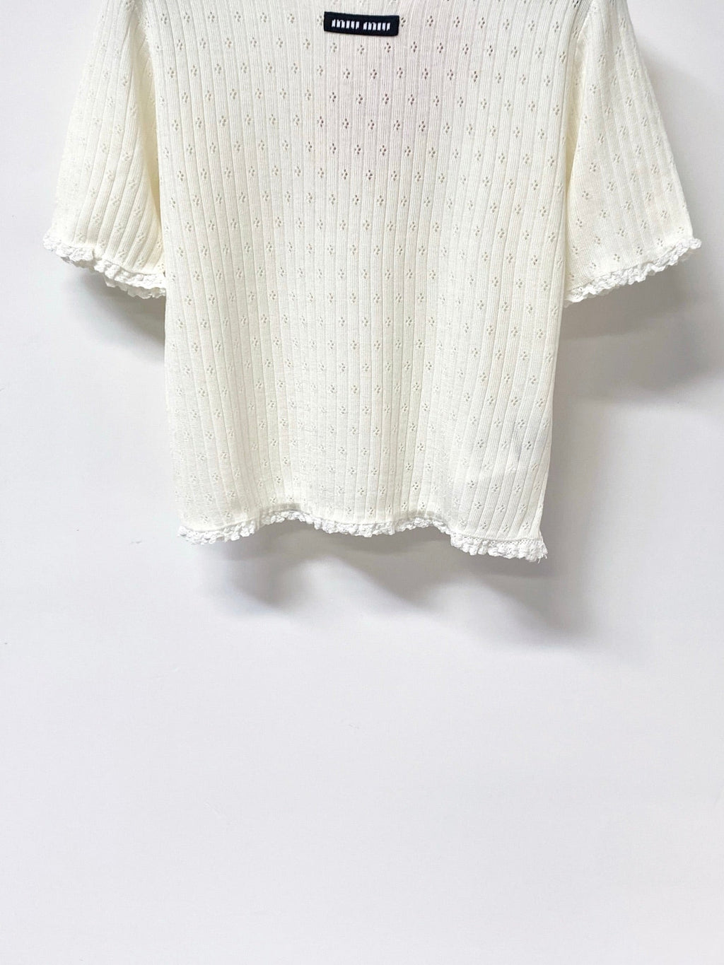 MIUMIU 26S SHORT SLEEVE T-SHIRT 1241