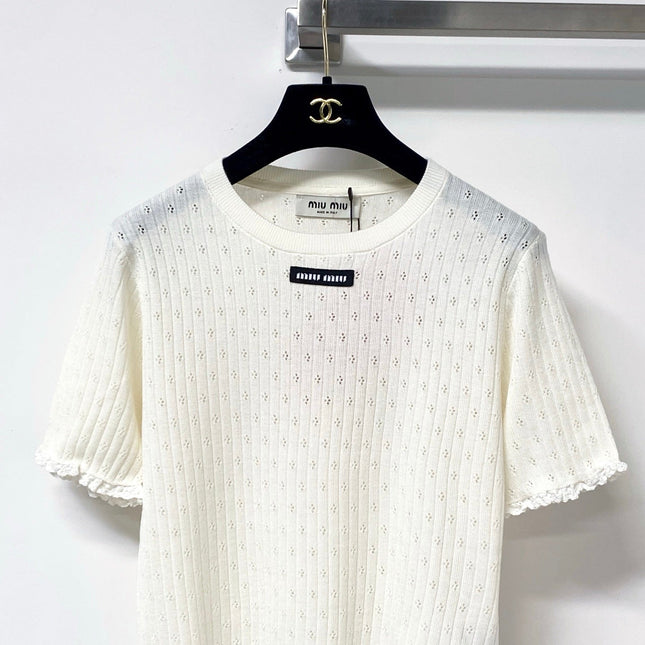 MIUMIU 26S SHORT SLEEVE T-SHIRT 1241