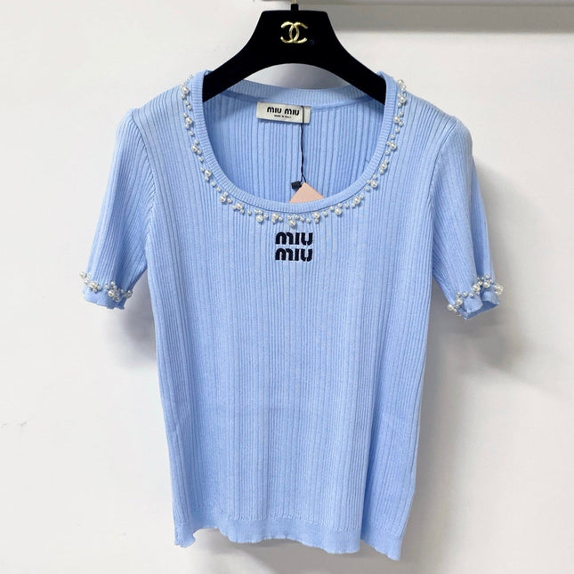 MIUMIU 26S SHORT SLEEVE T-SHIRT 1246